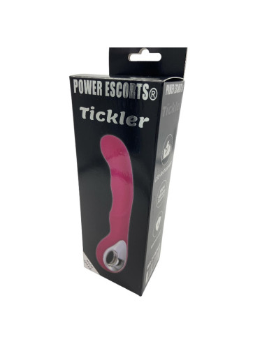 Wibrator silikonowy Tickler Pink GSpot - ładowalny