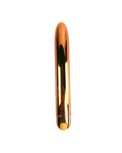 Wibrator-zabawka Kumpel na akumulator w kolorze złotym