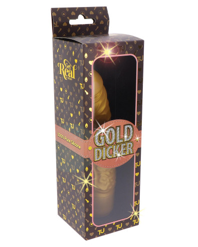 Gold Dicker Original Vibrator Gold