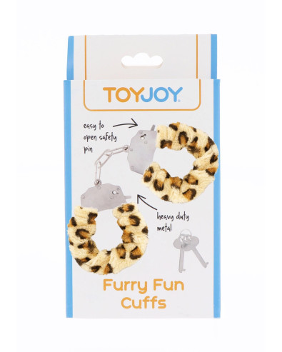 Furry Fun Cuffs Leopard