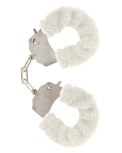 Furry Fun Cuffs White
