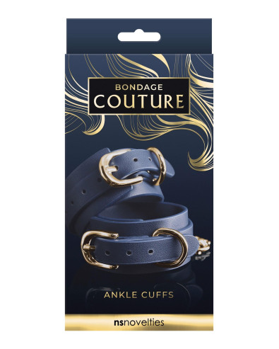 Bondage Couture Ankle Cuff Blue
