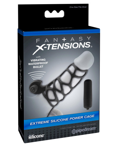 FX Extreme Silicone Power Cage Black