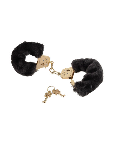 Deluxe Furry Cuffs Gold