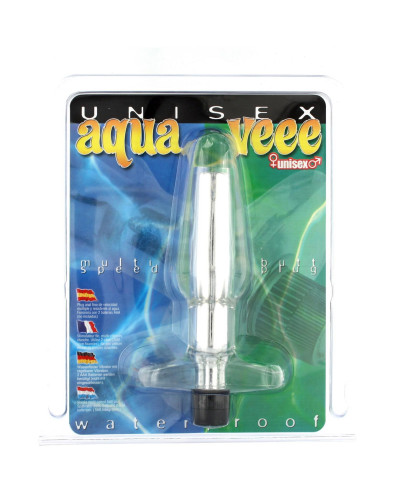 Aqua Vee Butt Plug Transparent