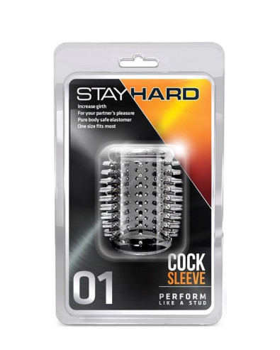 STAY HARD COCK SLEEVE 01 CLEAR