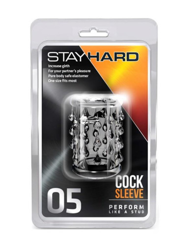STAY HARD COCK SLEEVE 05 CLEAR