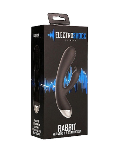 Wibrator królik E-Stimulation - czarny