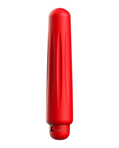 Delia - ABS Bullet With Sleeve - 10-Speeds - Red Luminous 36-LUM011RED