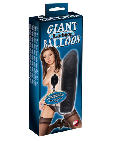 Balon lateksowy czarny gigant