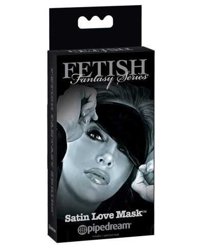 FFSLE Satin Love Mask Black