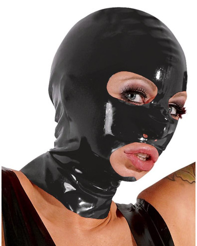 Maska lateksowa czarna