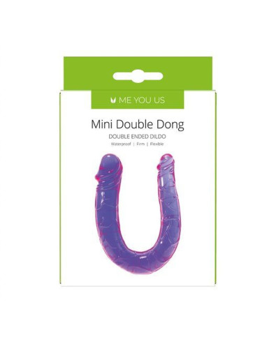Dildo- Me You Us Mini Double Dong Różowy