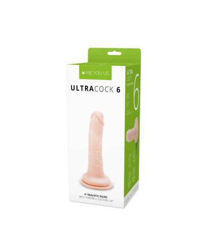 Me You Us Silicone Ultra Cock Flesh 6in