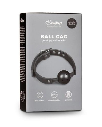 Knebel-Ball Gag z kulką PVC...