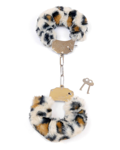 Kajdanki Fetish B - Seria - Furry Cuffs Leopard