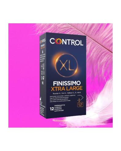 Prezerwatywy-Control Finissimo Xtra Large 12""s
