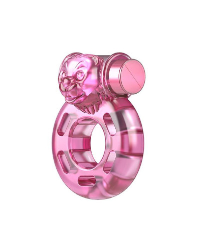 BAILE - Wibrujący pierścień na kutasa Bear Pink