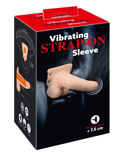 Vibrating Strap-On Sleeve