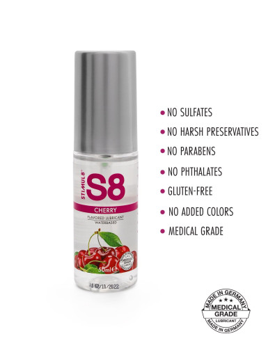 S8 WB Flavored Lube 50ml Cherry