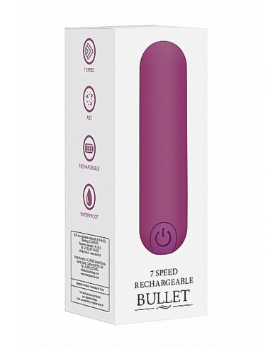 10 Speed Rechargeable Bullet - Purple Be Good Tonight 36-BGT006PUR